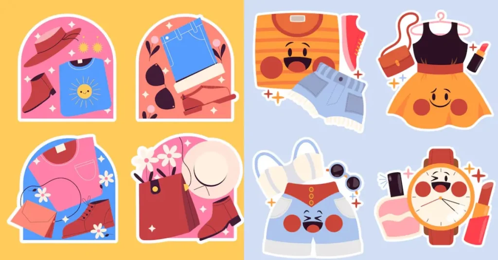 Icon Fashionista Stickers