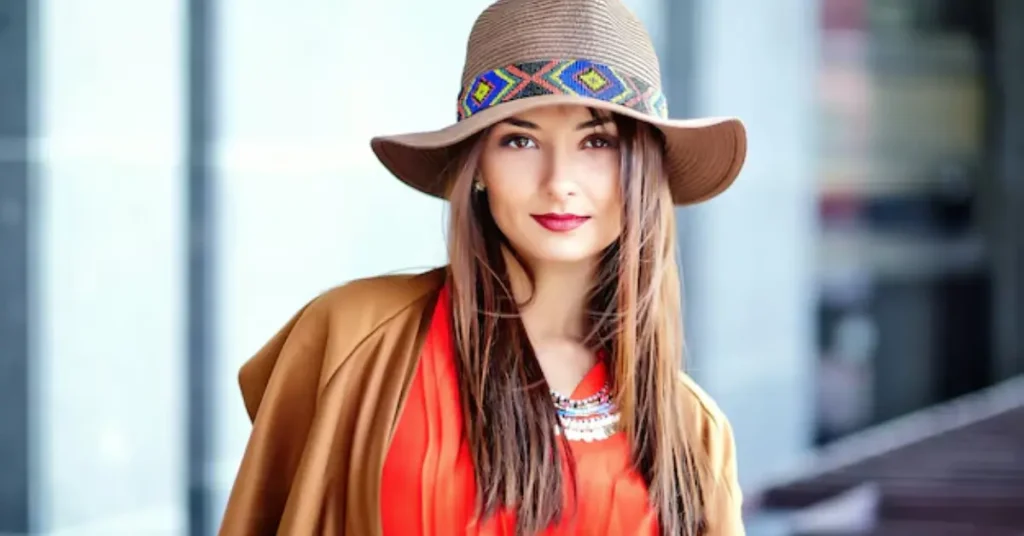 Woman hat fashion