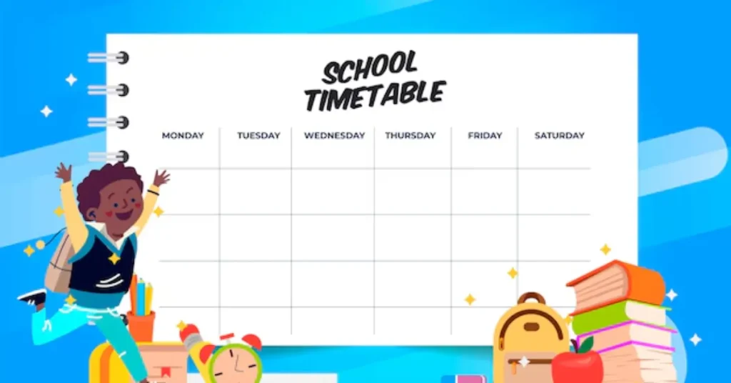 Physical Education Schedule Routine