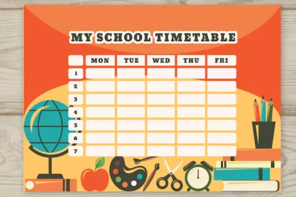 Physical Education Schedule Routine